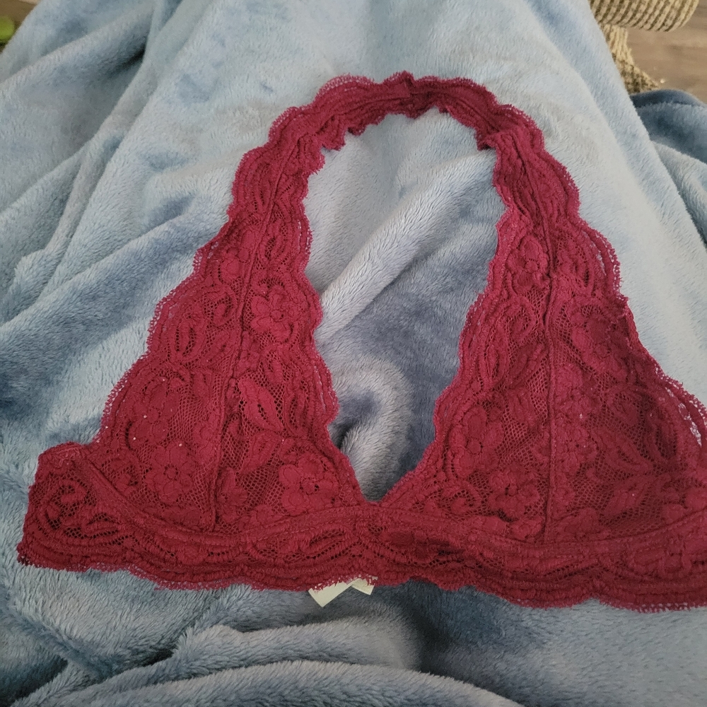EUC  ANEMONE  Dark Red or Mauve Bralett